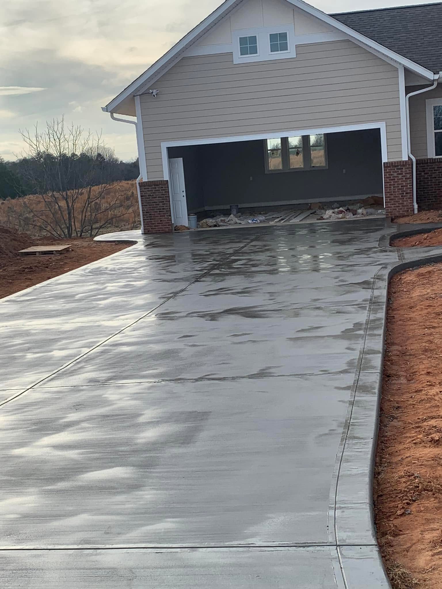 Residential Concrete Driveways after &copy; Chuy's Concrete Finishing