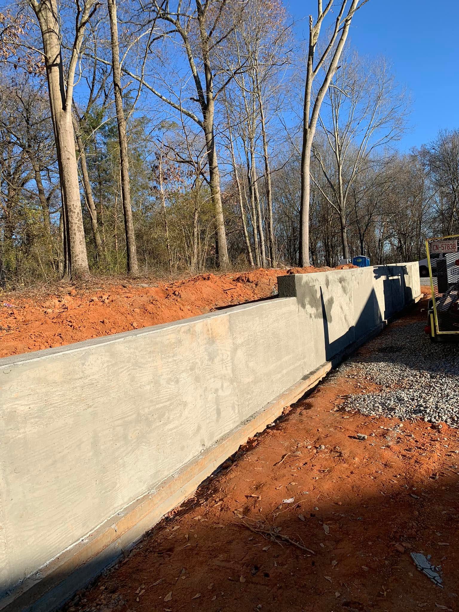 Concrete Retaining Walls 3